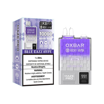 OxBar Maze Pro 10K - Blue Razz Hype - Vapor Shoppe