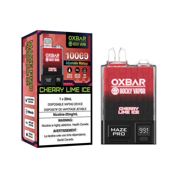 OxBar Maze Pro 10K - Cherry Lime Ice - Vapor Shoppe