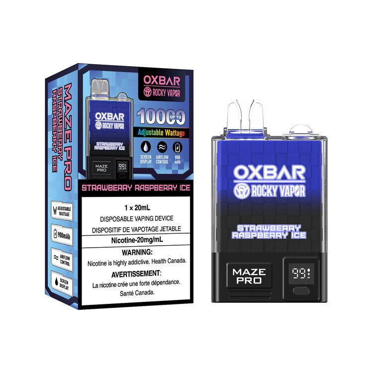 OxBar Maze Pro 10K - Strawberry Raspberry Ice - Vapor Shoppe
