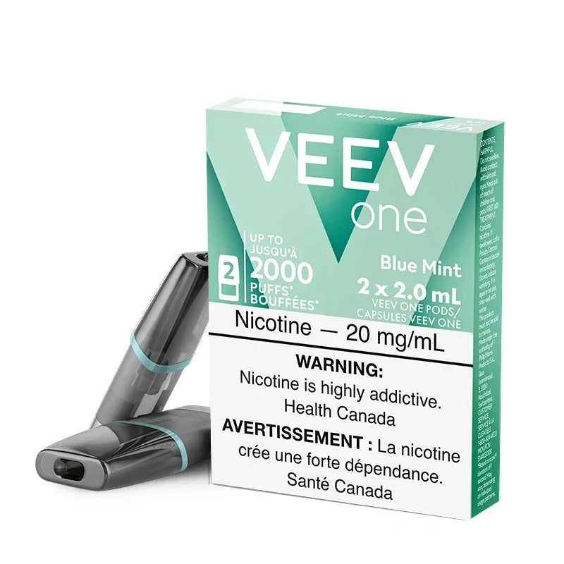Veev One Preo VEEV One Blue Mint Vape Pod, 4mL Veev One Preo VEEV One Blue Mint Vape Pod, 4mL