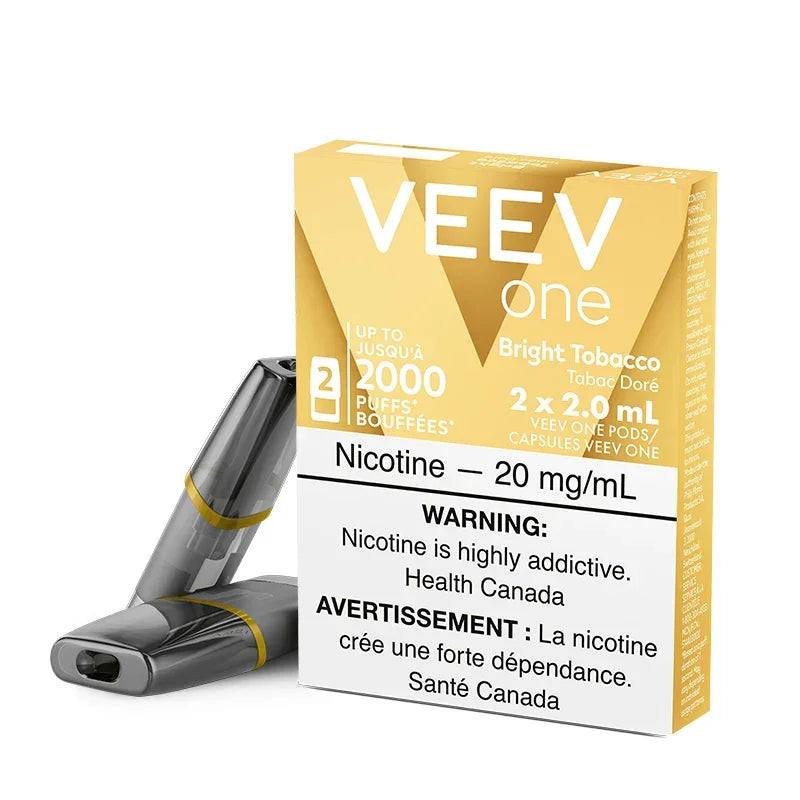 Veev One Pods Balanced Tobacco VEEV One Bright Tobacco Vape Pod, 4mL VEEV ONE Pod Balanced Veev One Pods Balanced Tobacco VEEV One Bright Tobacco Vape Pod, 4mL VEEV ONE Pod Balanced