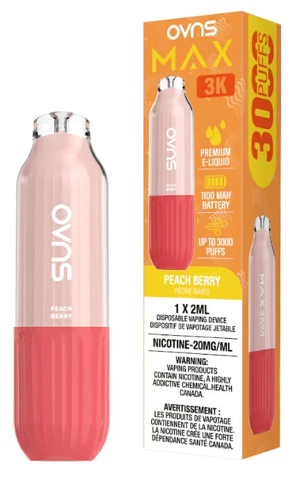 OVNS Max 3K - Peach Berry