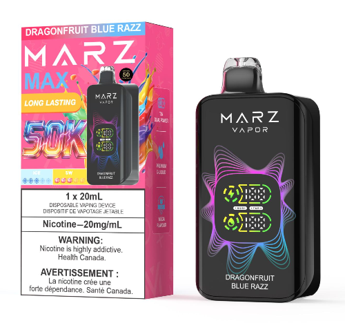 MARZ MAX 50K - Dragonfruit Blue Razz - Vapor Shoppe