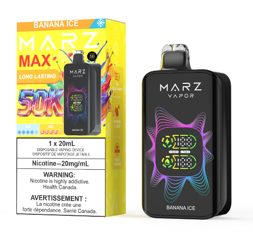 MARZ MAX 50K - Banana Ice - Vapor Shoppe