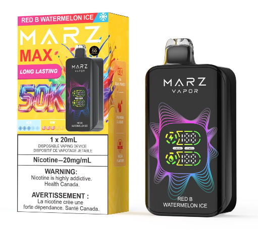 MARZ MAX 50K - Red B Watermelon Ice - Vapor Shoppe