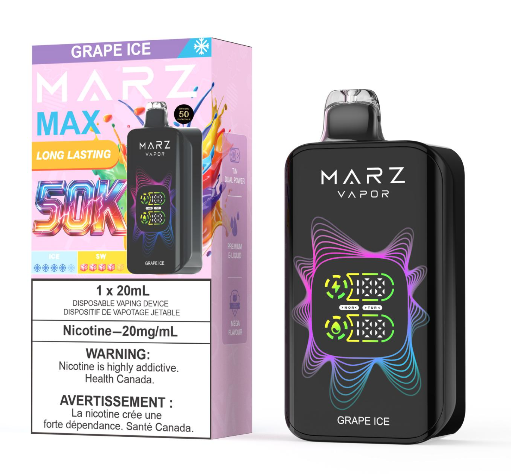 MARZ MAX 50K - Grape Ice - Vapor Shoppe
