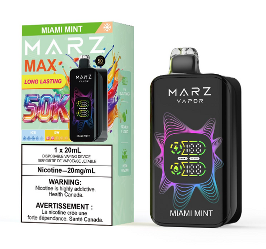 MARZ MAX 50K - Miami Mint - Vapor Shoppe