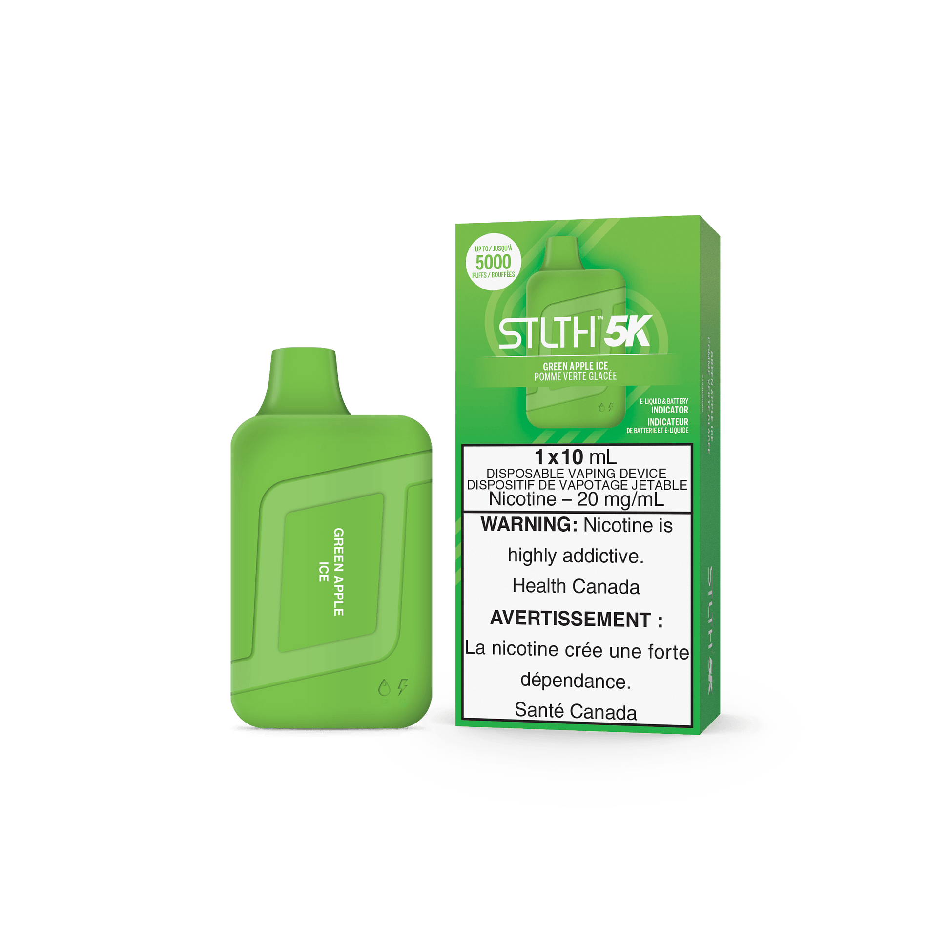 STLTH 5K - Green Apple Ice - Vapor Shoppe