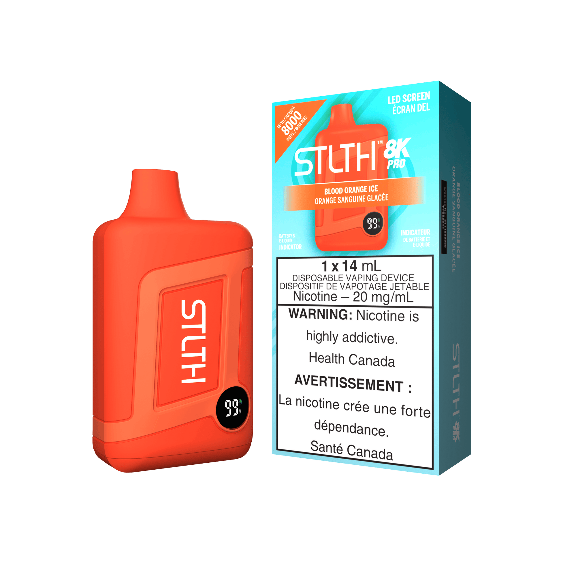 STLTH 8K Pro - Blood Orange Ice - Vapor Shoppe