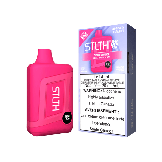 STLTH 8K Pro - Cherry Grape Ice - Vapor Shoppe