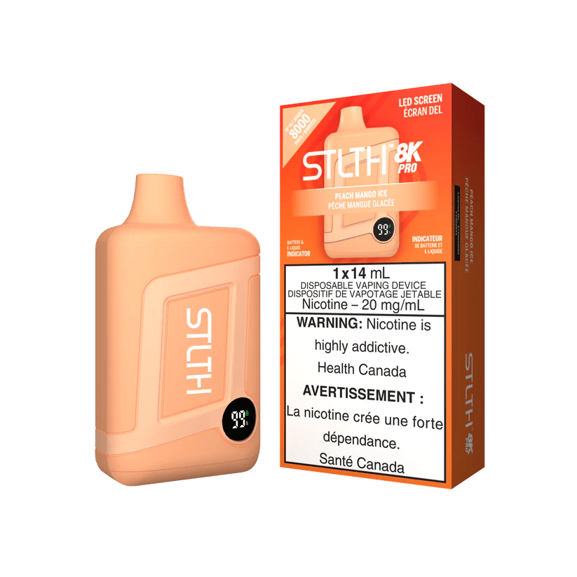 STLTH 8K Pro - Peach Mango Ice - Vapor Shoppe
