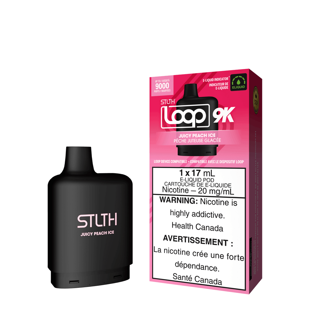 STLTH Loop 9K - Juicy Peach Ice - Vapor Shoppe