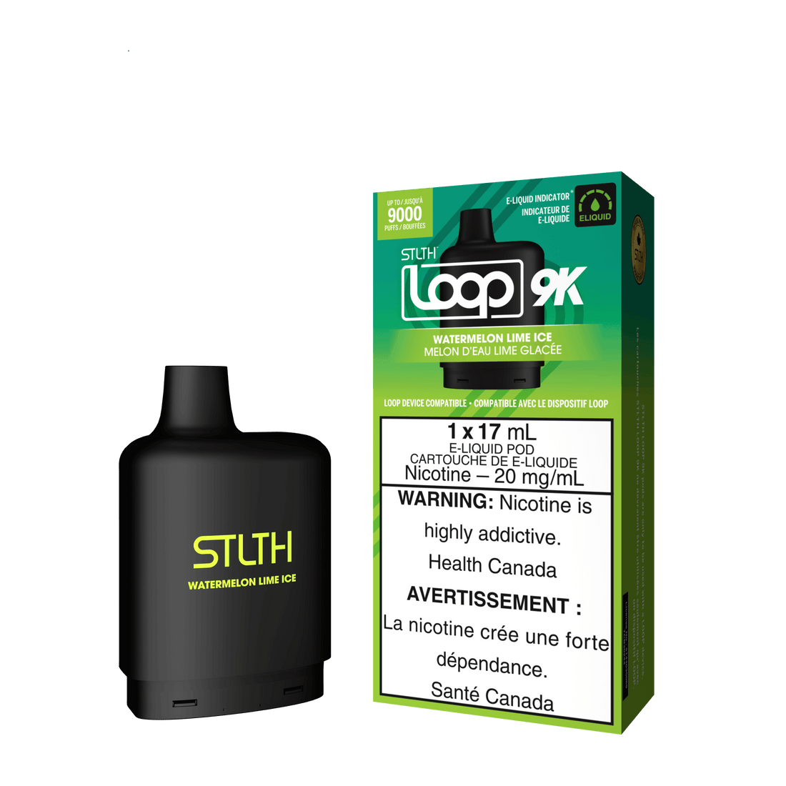 STLTH Loop 9K - Watermelon Lime Ice - Vapor Shoppe
