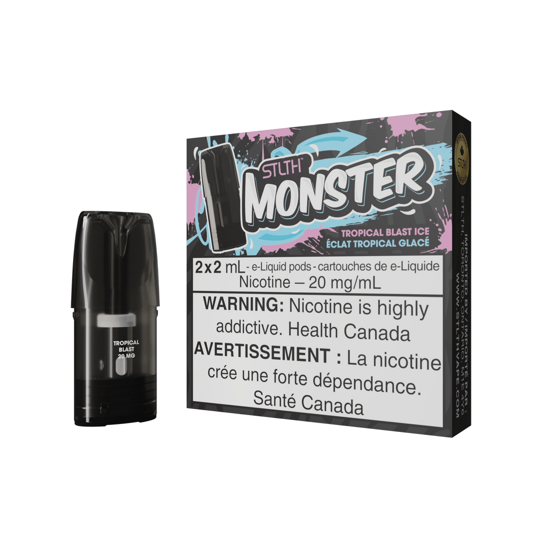 STLTH Monster - Tropical Blast Ice - Vapor Shoppe