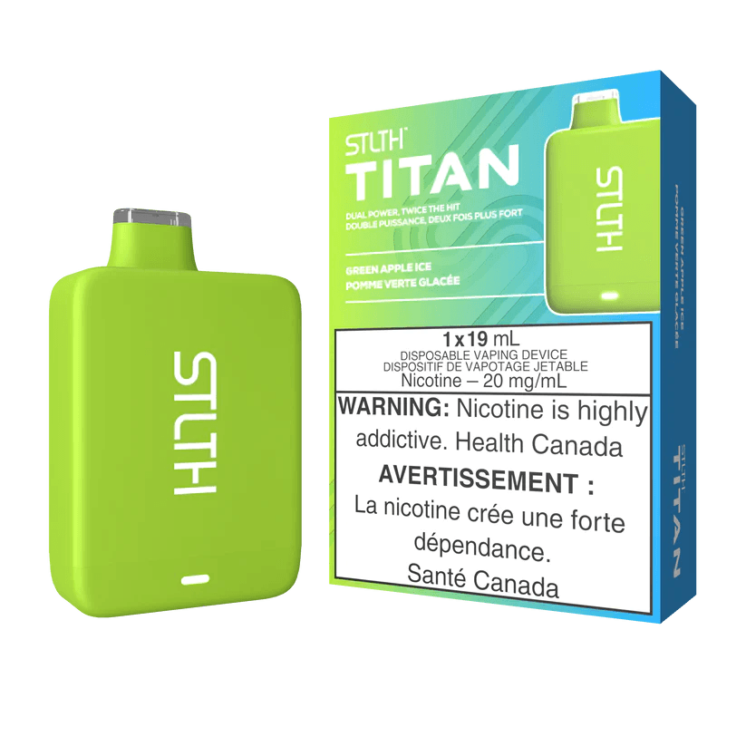 STLTH Titan - Green Apple Ice - Vapor Shoppe