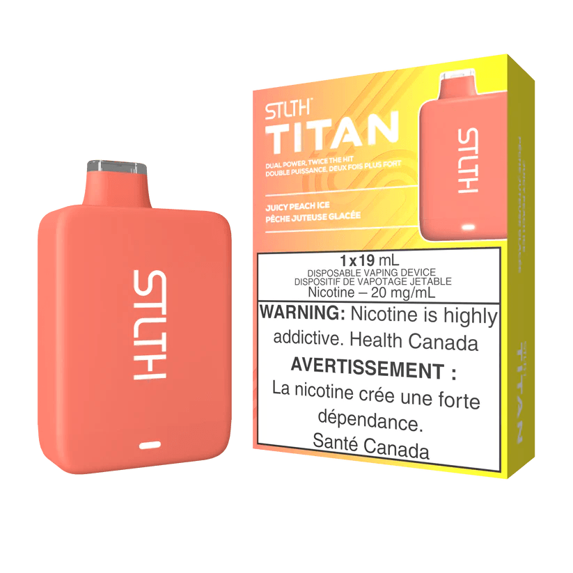 STLTH Titan - Juicy Peach Ice - Vapor Shoppe