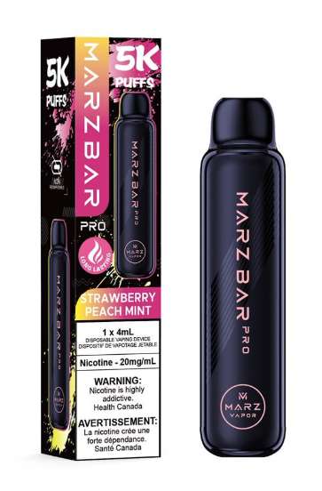 MARZ Bar Pro 5K - Strawberry Peach Mint - Vapor Shoppe
