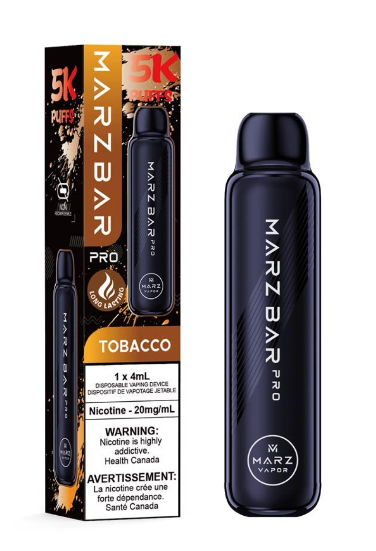 MARZ Bar Pro 5K - Tobacco - Vapor Shoppe