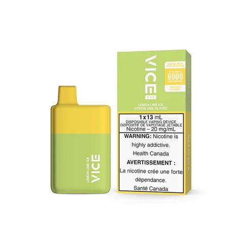 VICE Box Rechargeable Disposable - Lemon Lime Ice - Vapor Shoppe
