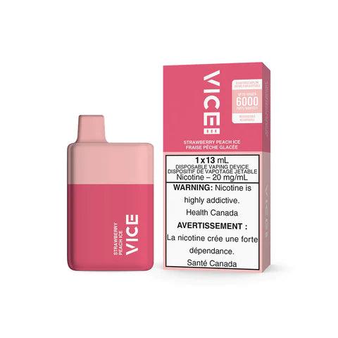 VICE Box Rechargeable Disposable - Strawberry Peach Ice - Vapor Shoppe