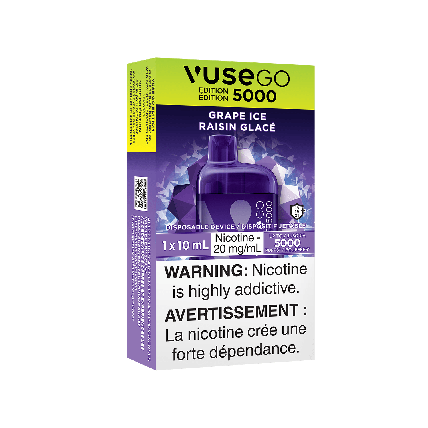 Vuse GO 5000 - Grape Ice - Vapor Shoppe