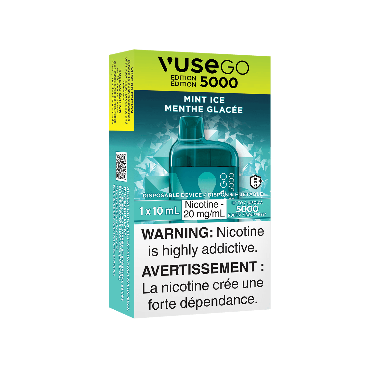 how much is elf bar vape Vuse GO 5000 Mint Ice Disposable Vape, 10mL