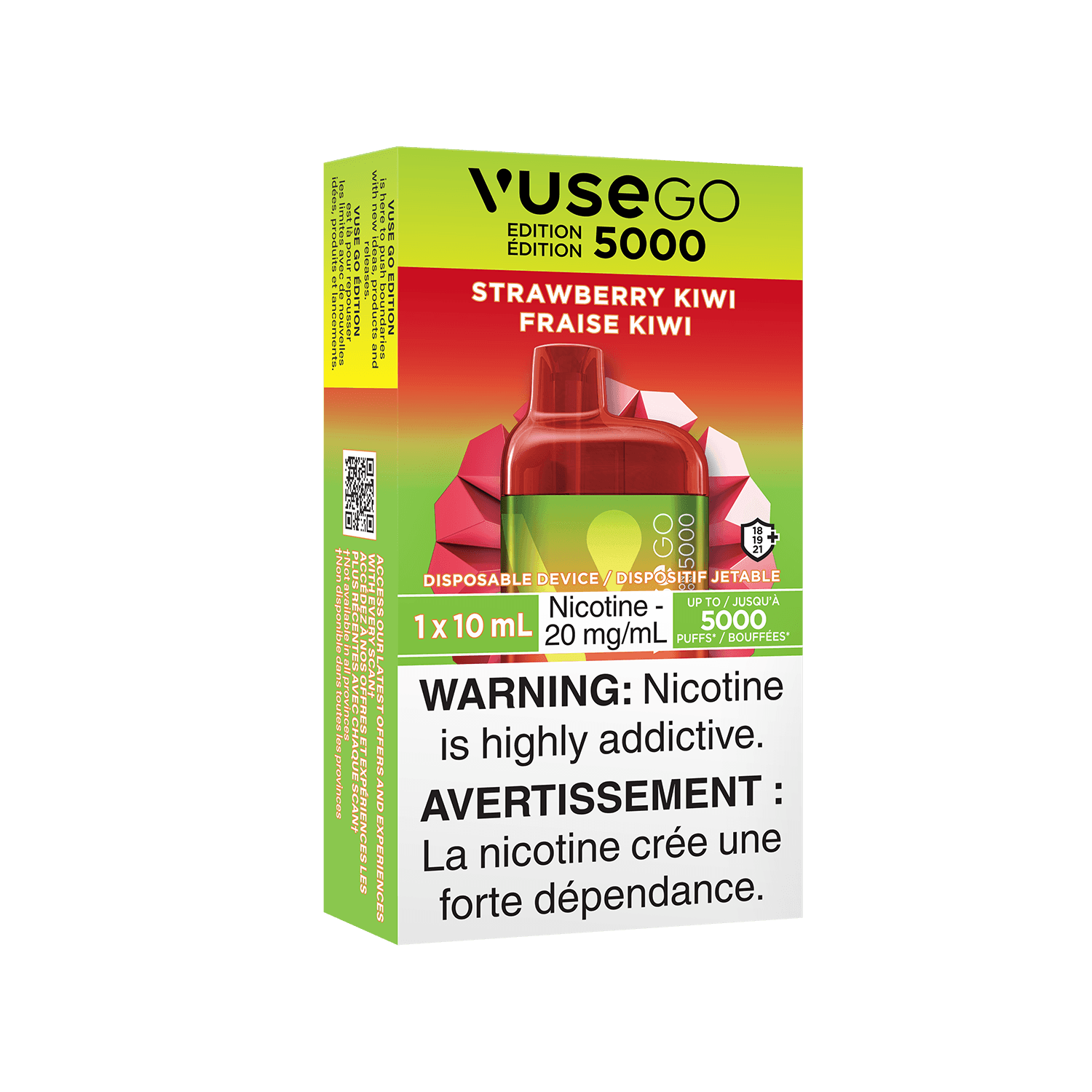 vuse go 800 strawberry kiwi Vuse GO 5000 Strawberry Kiwi Disposable Vape, 10mL