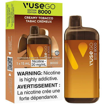 Vuse Go 8000 - Creamy Tobacco - Vapor Shoppe