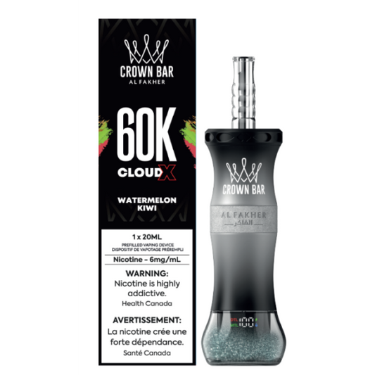 Crown Bar Cloud X 60K - Watermelon Kiwi