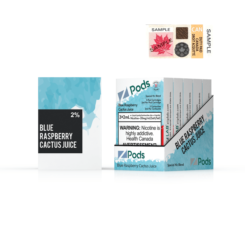 Z Pods - Blue Raspberry Cactus Juice 20mg - Vapor Shoppe