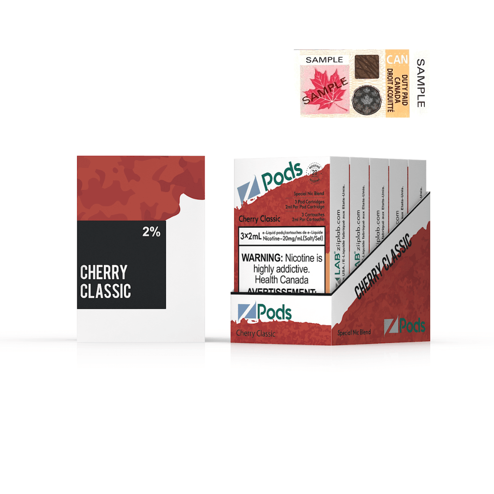 Z Pods - Cherry Classic 20mg - Vapor Shoppe