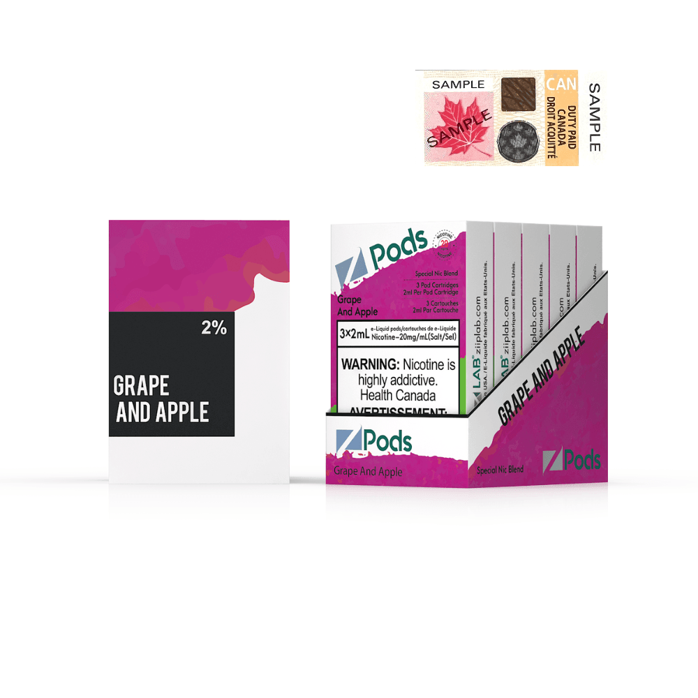 Z Pods - Grape & Apple 20mg - Vapor Shoppe
