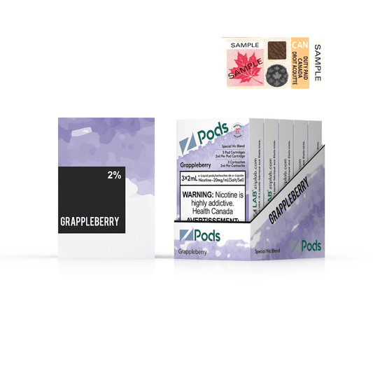 Z Pods - Grappleberry 20mg - Vapor Shoppe
