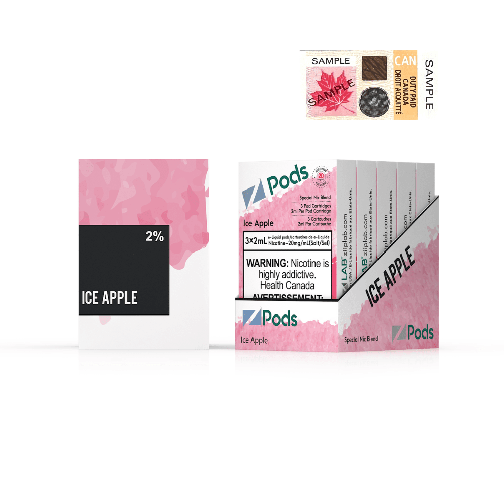 Z Pods - Ice Apple 20mg - Vapor Shoppe