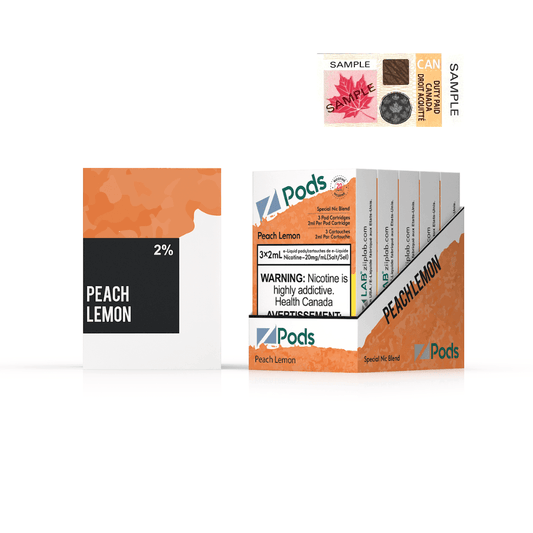 Z Pods - Peach Lemon 20mg - Vapor Shoppe