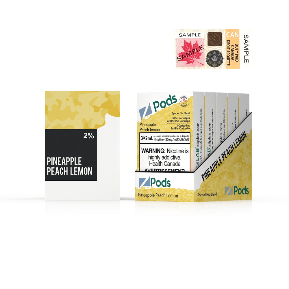 Z Pods - Pineapple Peach Lemon 20mg - Vapor Shoppe