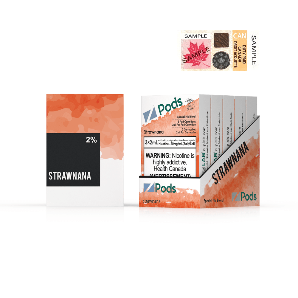 Z Pods - Strawnana 20mg - Vapor Shoppe