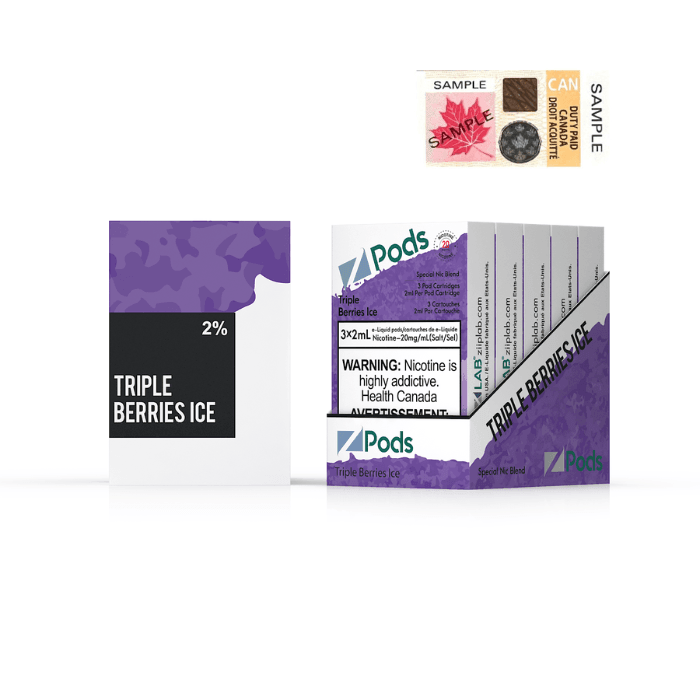 Z Pods - Triple Berries Ice 20mg - Vapor Shoppe