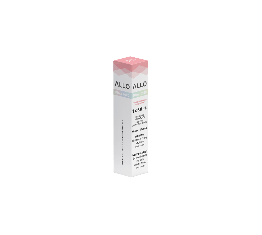 Allo Ultra 1600 - Strawberry Banana - Vapor Shoppe