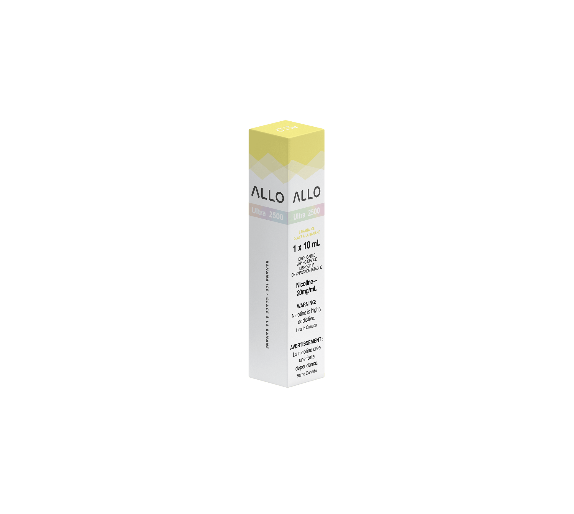 Allo Ultra 2500 Banana Ice Disposable Vape, 10mL - Vapor Shoppe Allo Ultra 2500 Banana Ice Disposable Vape, 10mL - Vapor Shoppe