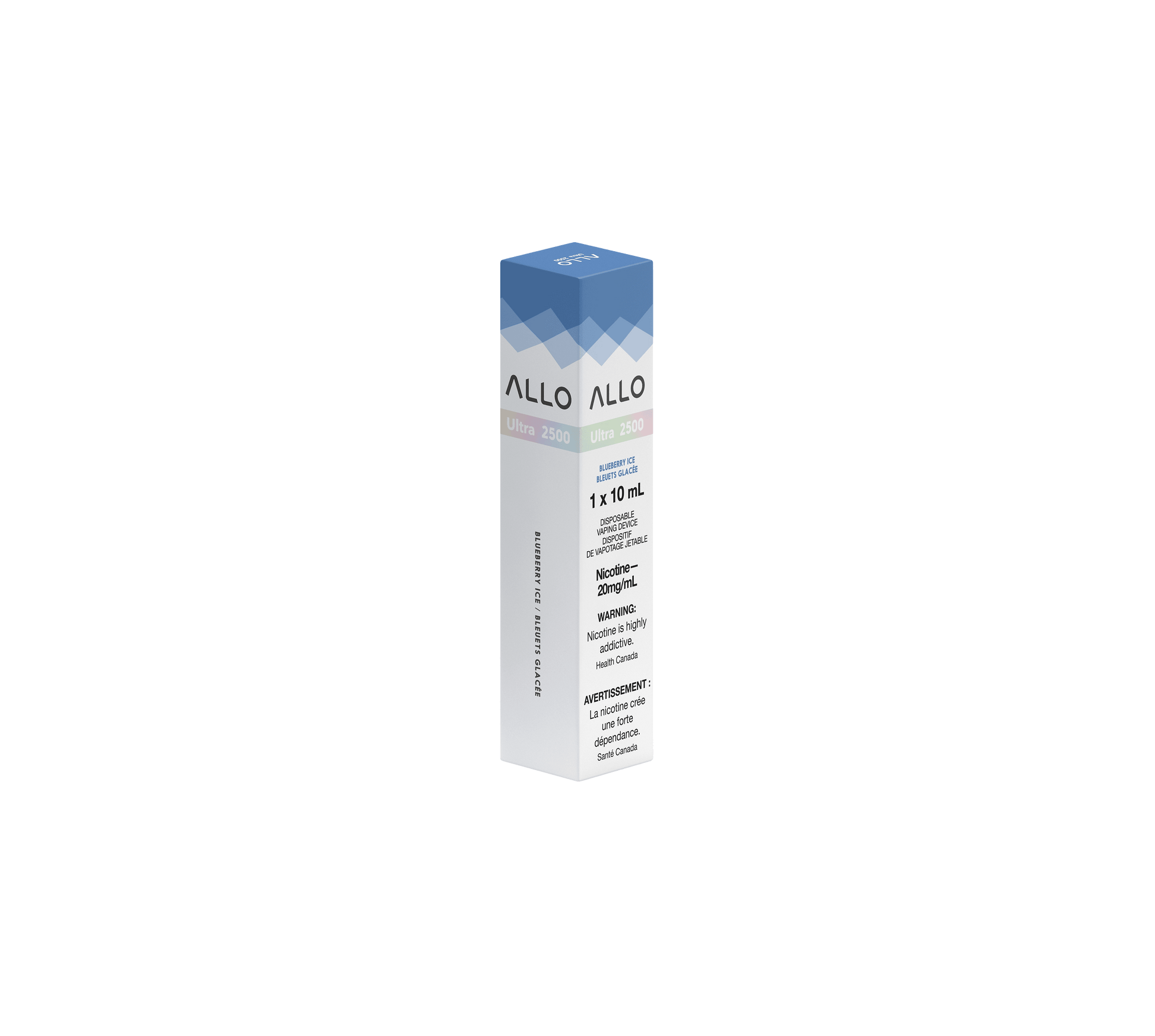 Allo Ultra 2500 Blueberry Ice Disposable Vape, 10mL - Vapor Shoppe Allo Ultra 2500 Blueberry Ice Disposable Vape, 10mL - Vapor Shoppe