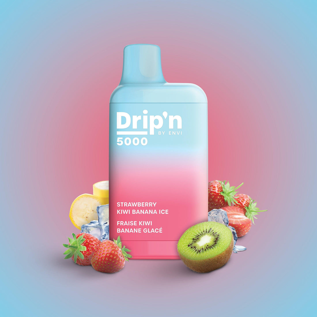 DRIP'N 5000 - Strawberry Kiwi Banana Ice - Vapor Shoppe
