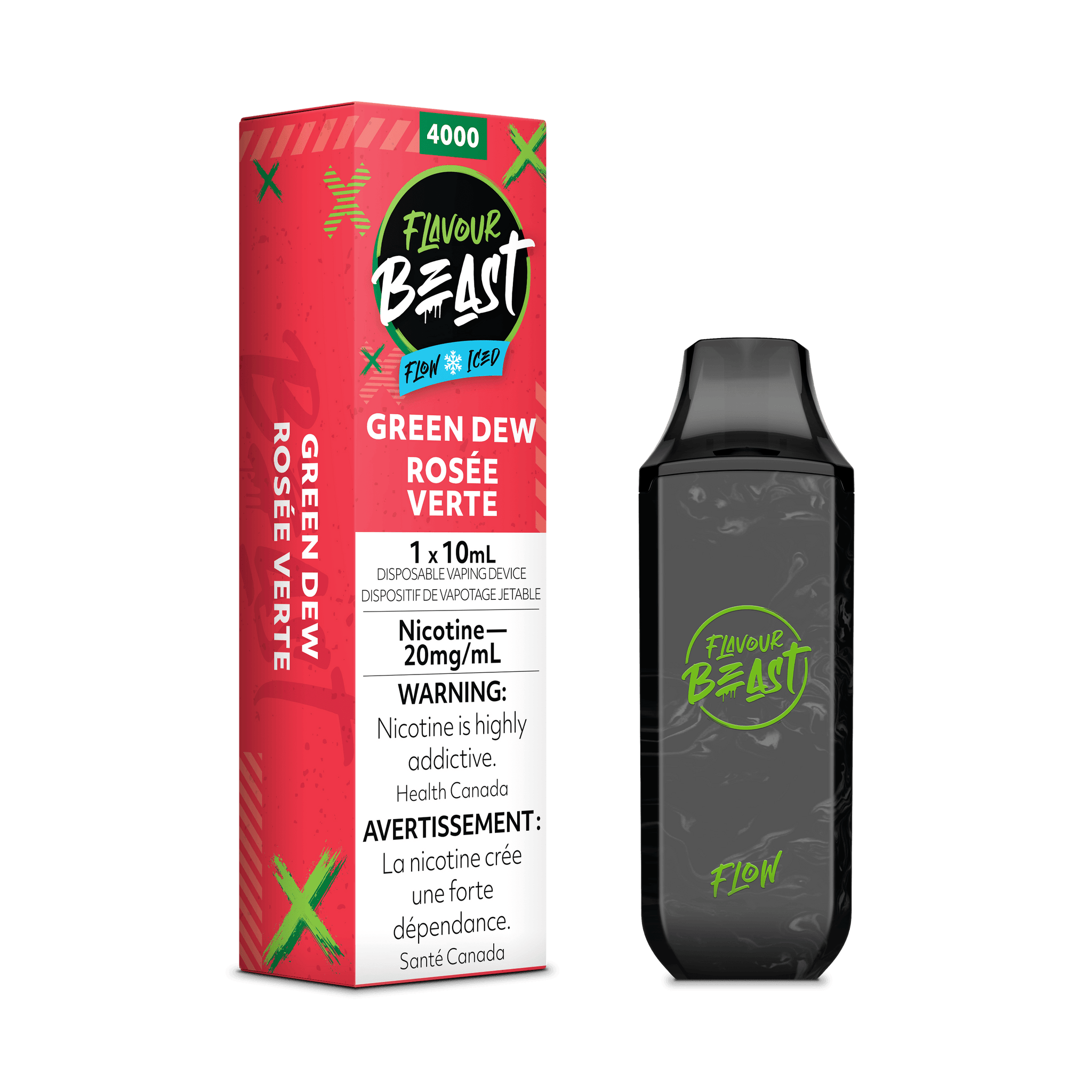 Flavour Beast Flow - Gnarly Green D - Vapor Shoppe