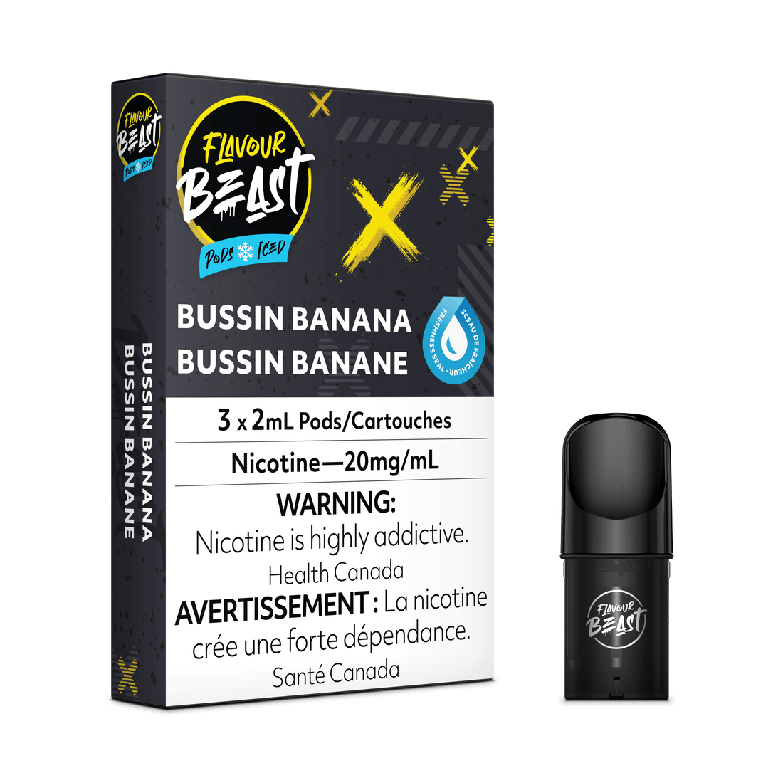 Flavour Beast Pods - Bussin Banana - Vapor Shoppe
