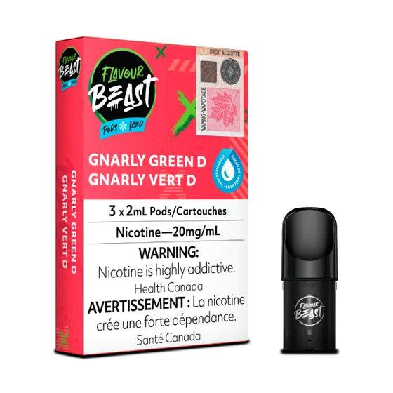Flavour Beast Pods - Gnarly Green D - Vapor Shoppe