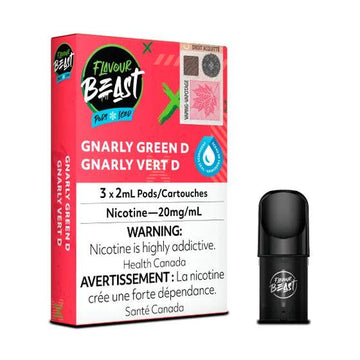 Flavour Beast Pods - Gnarly Green D - Vapor Shoppe