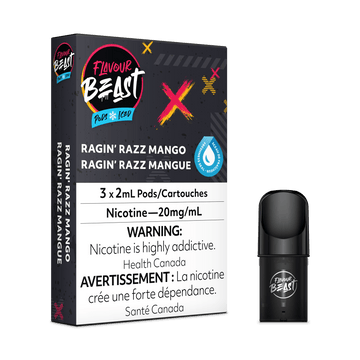 Flavour Beast Pods - Ragin' Razz Mango - Vapor Shoppe