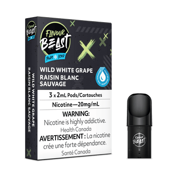 Flavour Beast Pods - Wild White Grape - Vapor Shoppe