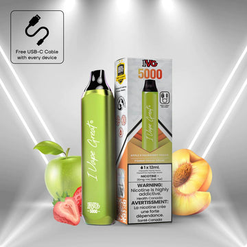IVG 5000 - Apple Strawberry Peach - Vapor Shoppe
