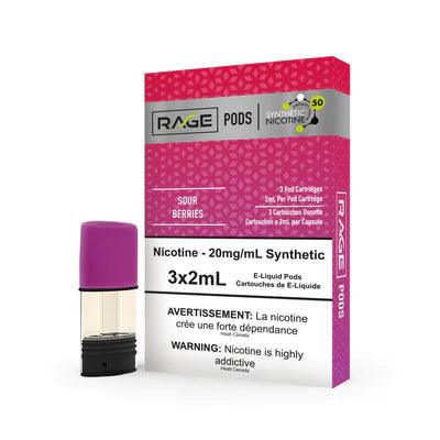Rage Pods - Sour Berries (Synthetic Nicotine) - Vapor Shoppe